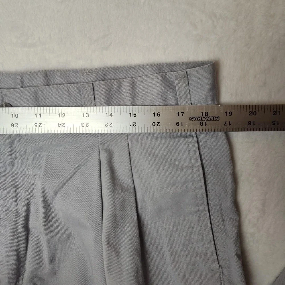 Vintage‎ Levis Officer Corps Pants Mens 38x30 Gray Pleated Chino Dress 90s USA